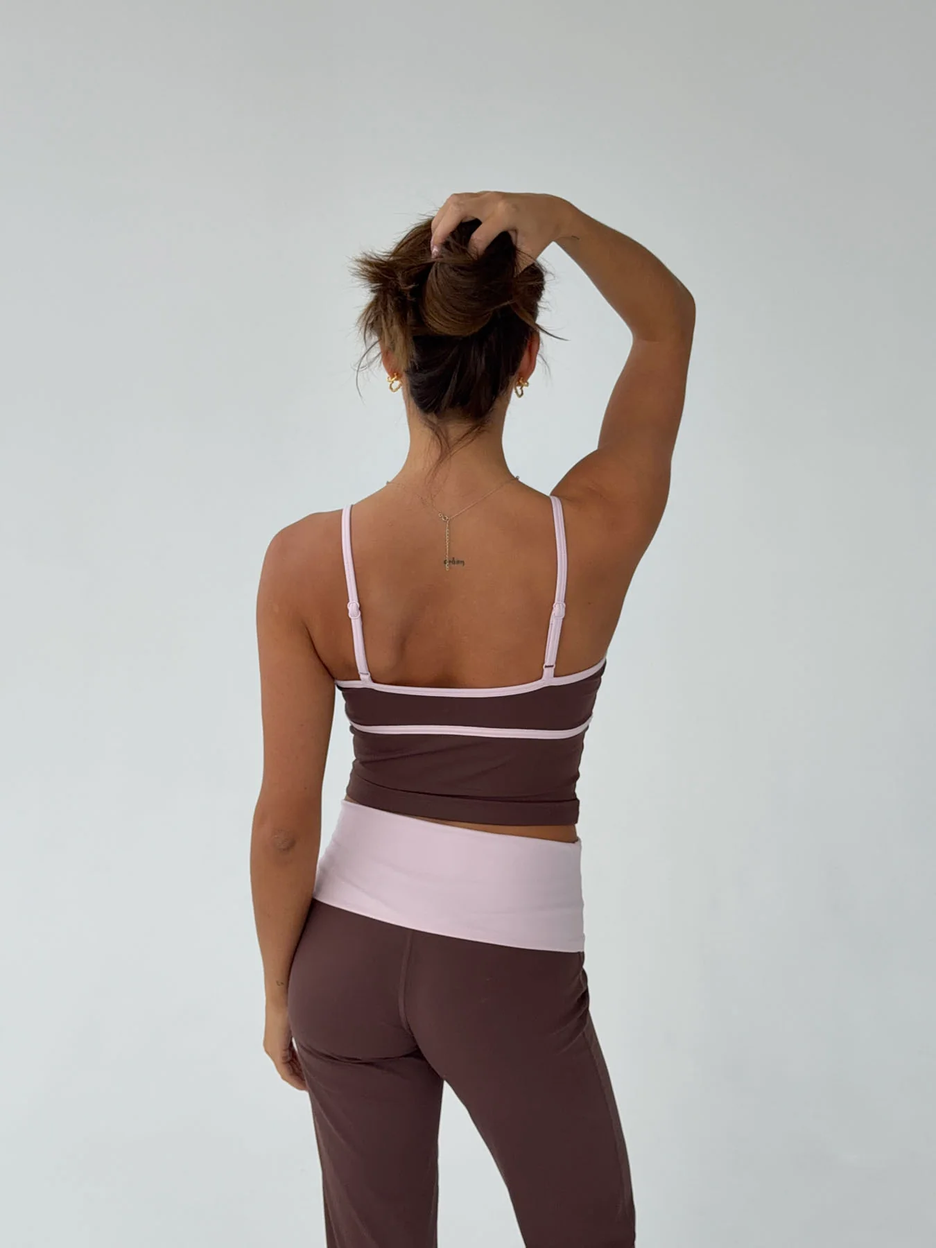 Essential tank top - Espresso/candyfloss - Image 8