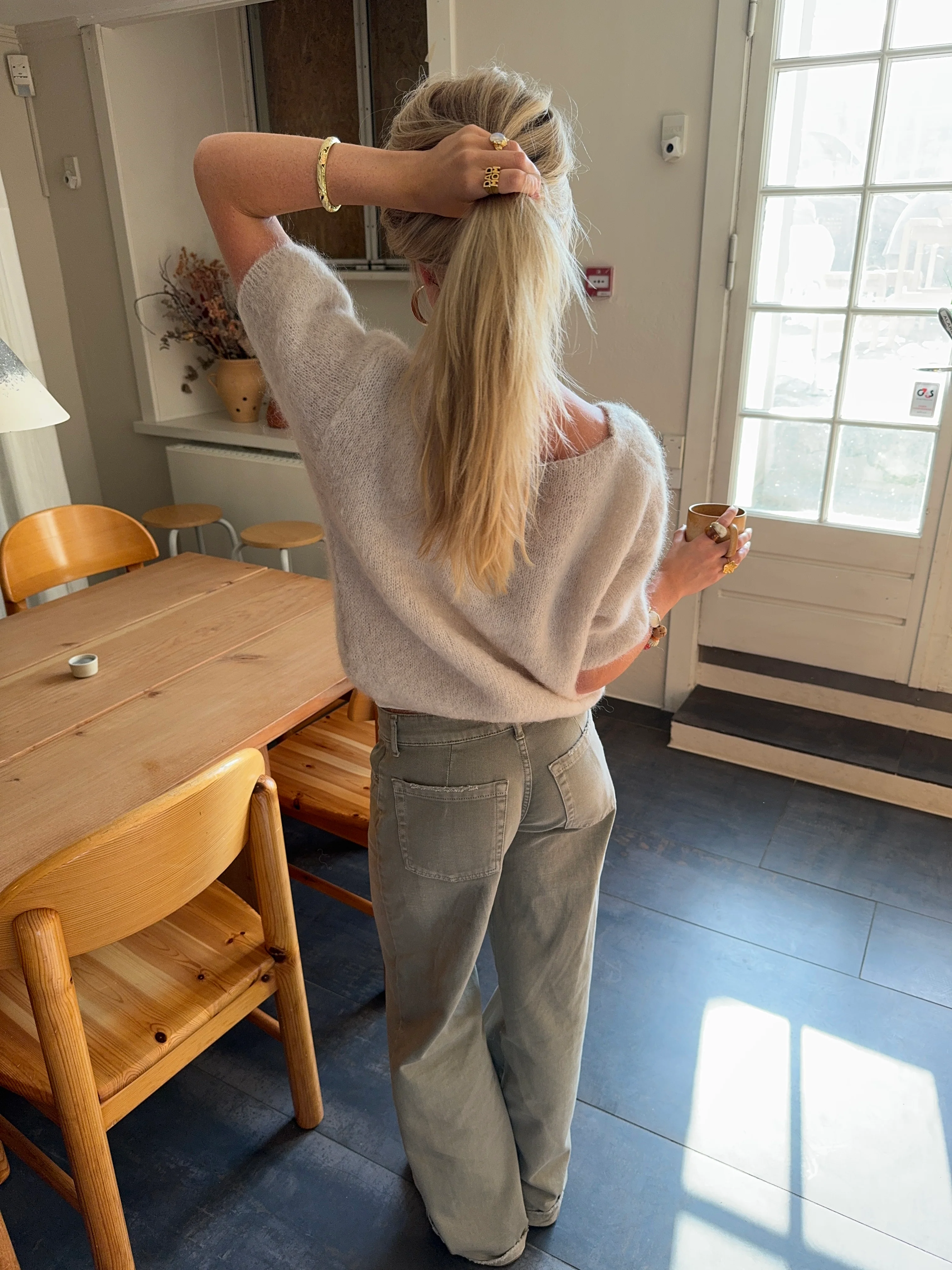 Annaly mohair cardigan - Beige - Image 3