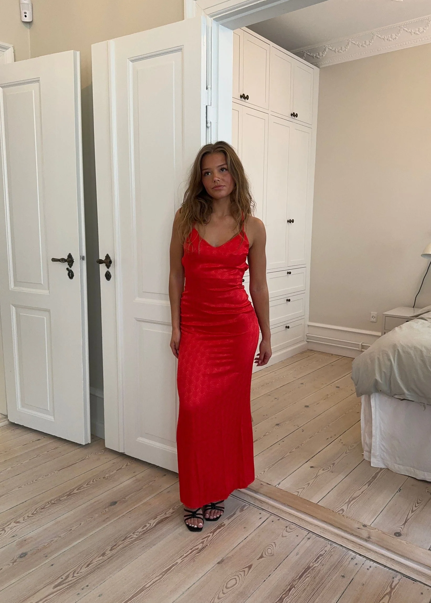 Sirena maxikjole - Rød - Image 8