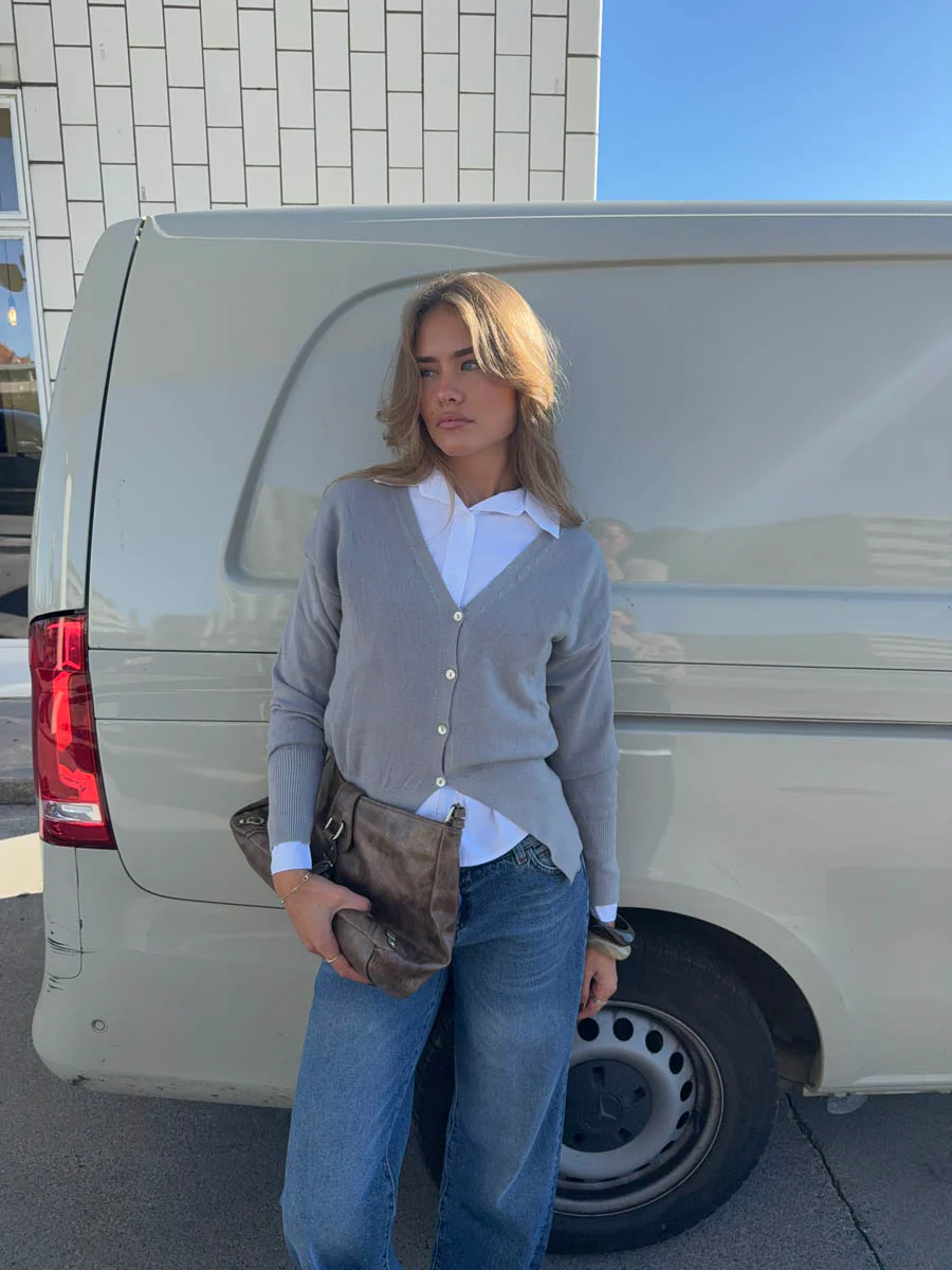 Alice cardigan - Grå - Image 5
