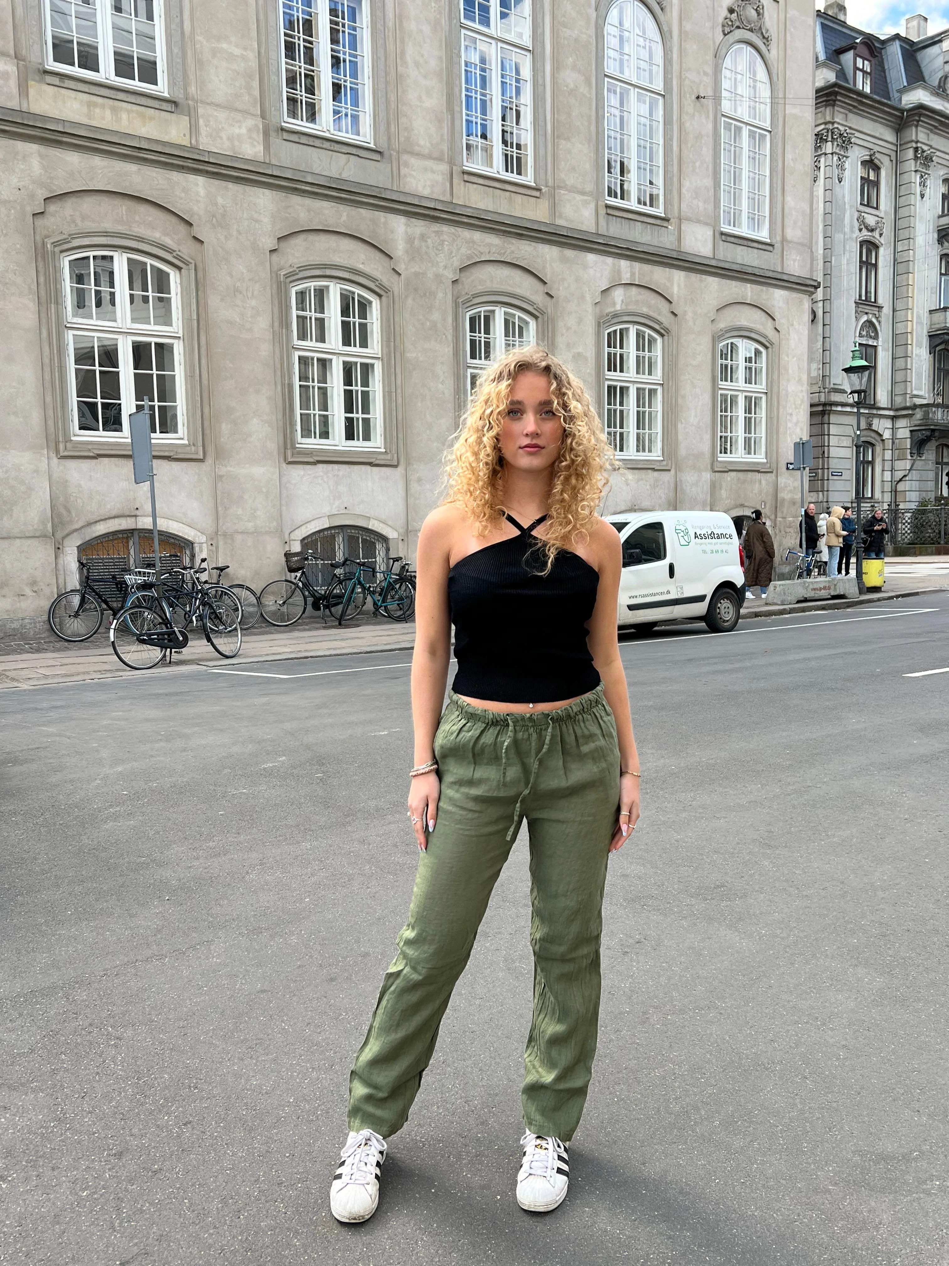 Gaia hørbukser - Kaki - Image 3