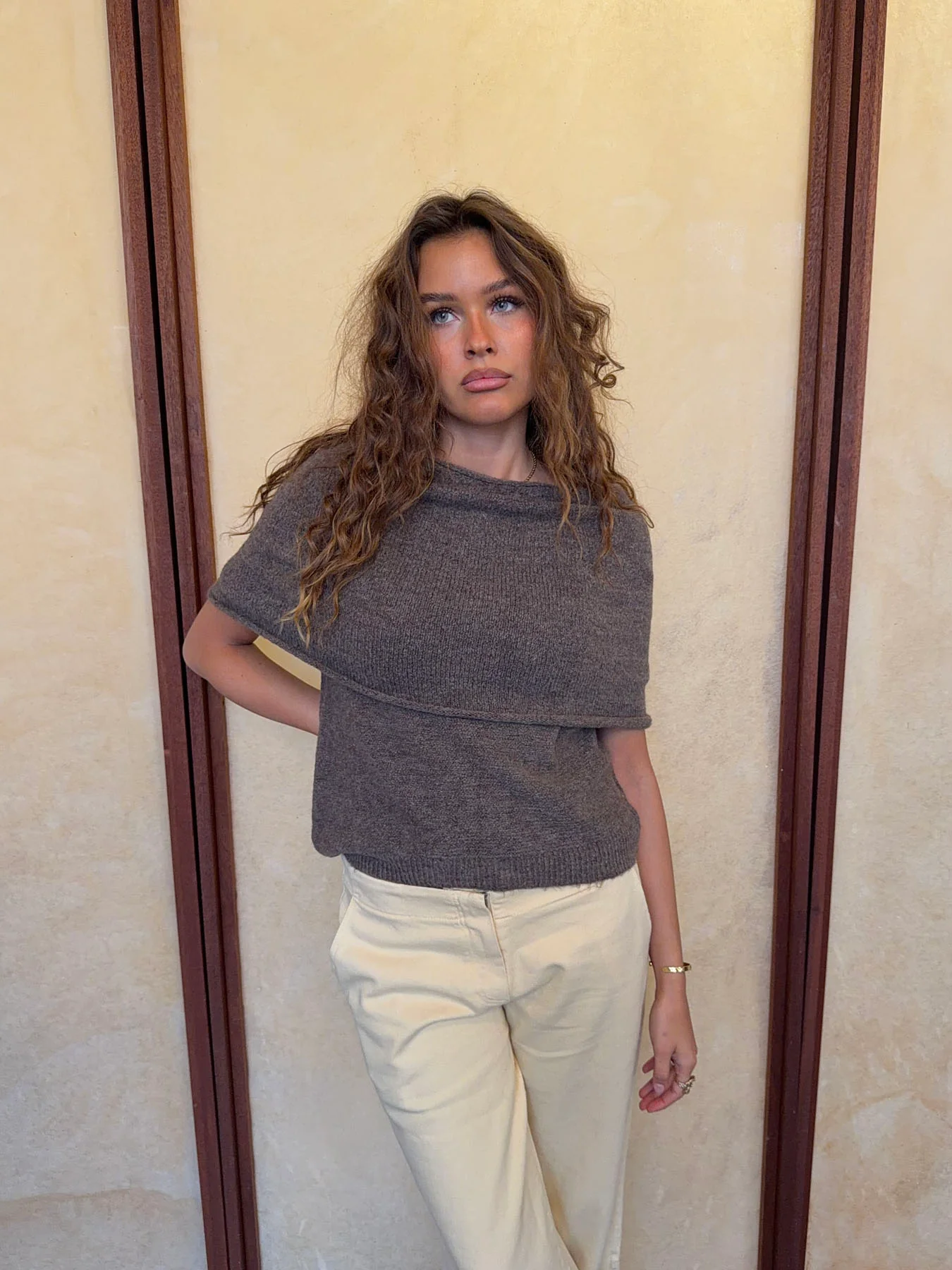 Bolivia multi striktrøje - Taupe - Image 12