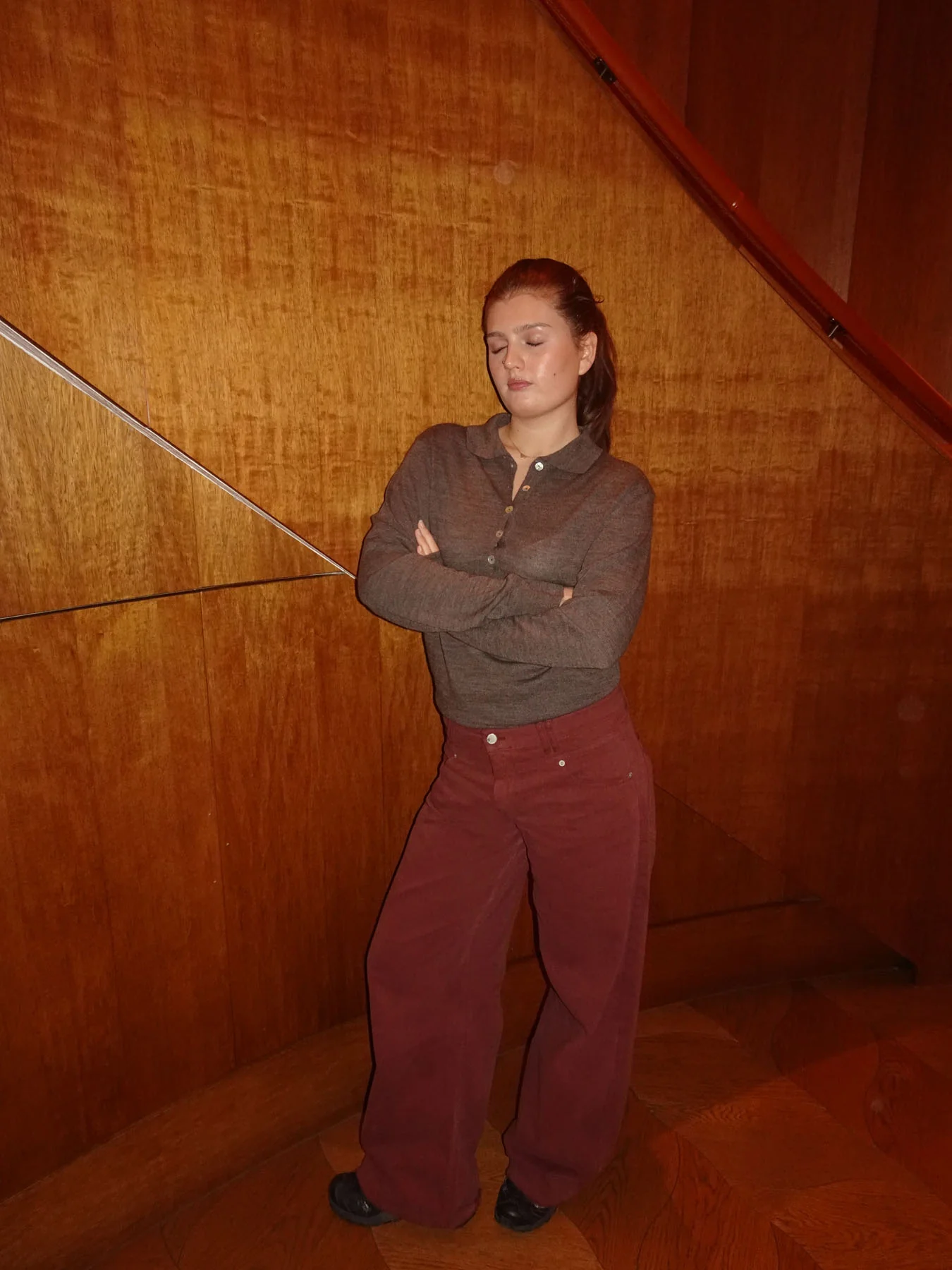 Jajana polo striktrøje - Brun - Image 13