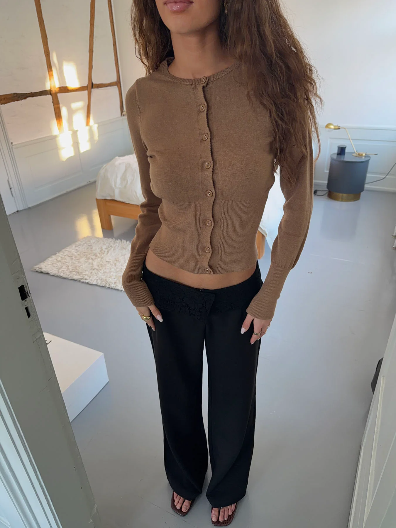 Charlotte cardigan - Brun - Image 2