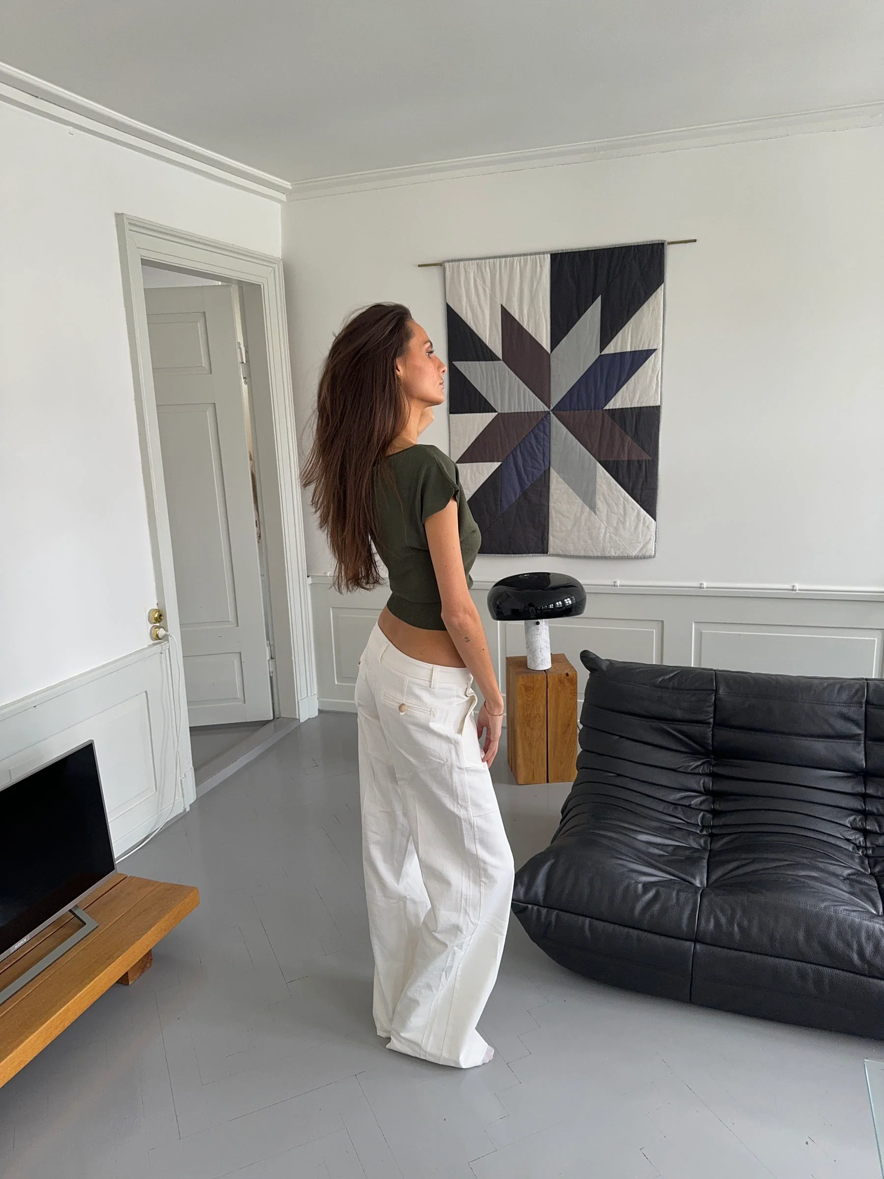 Lilu figursyet top - Kakigrøn - Image 7