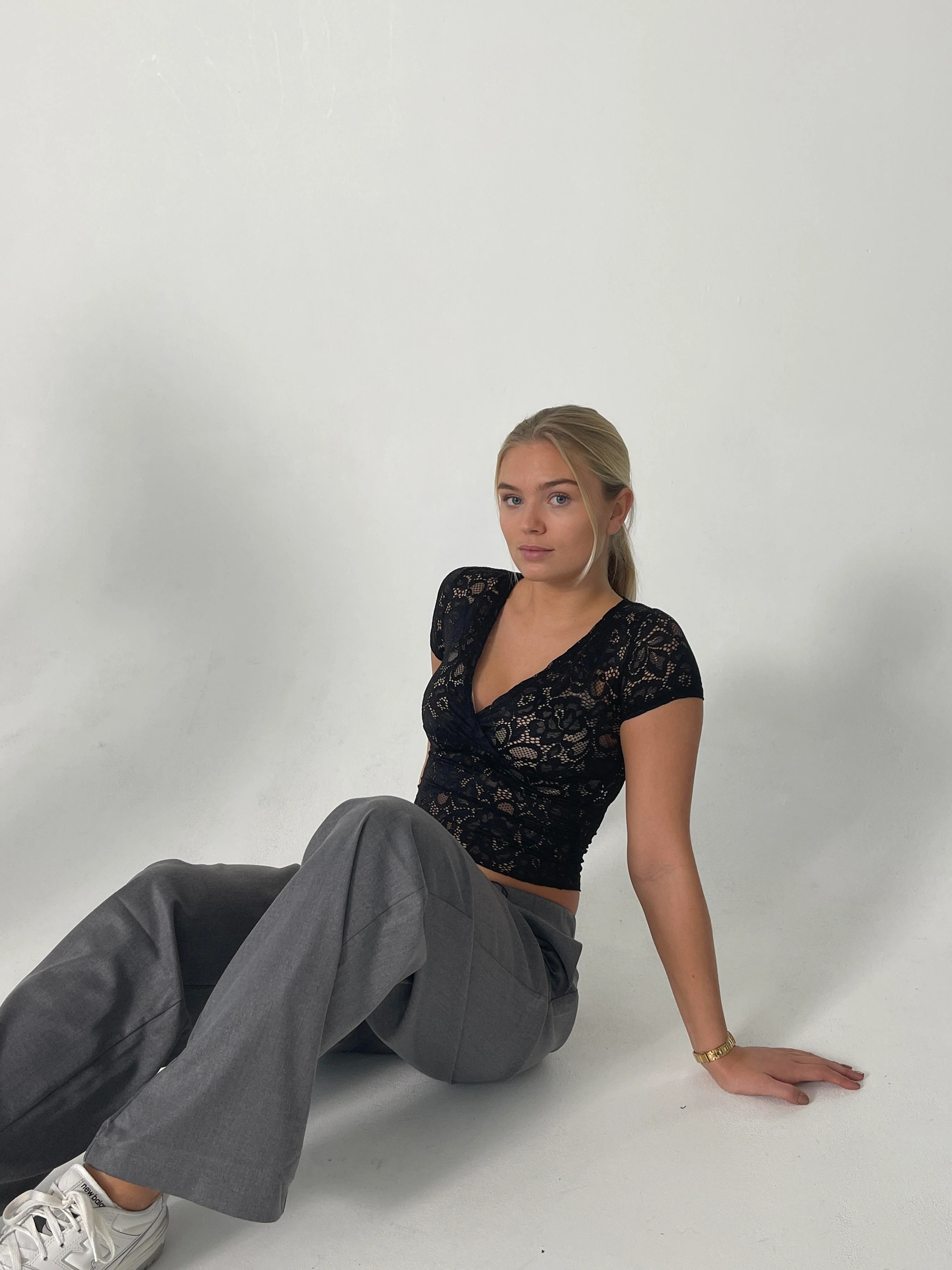 Bernadette blondetop - sort - Image 16