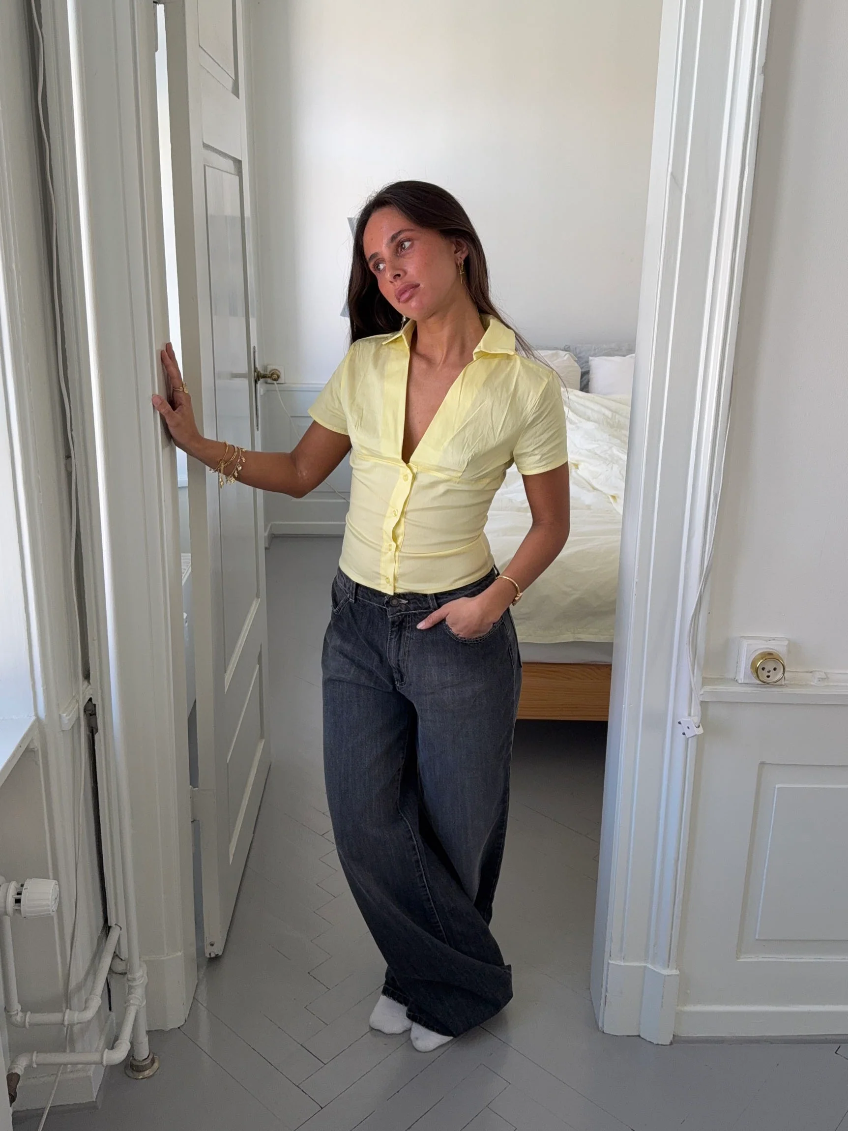 Kartia skjorte - Gul - Image 14
