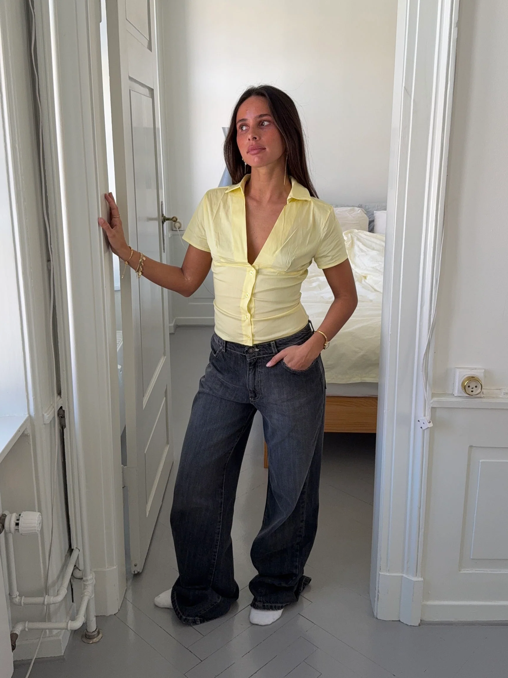 Kartia skjorte - Gul - Image 6