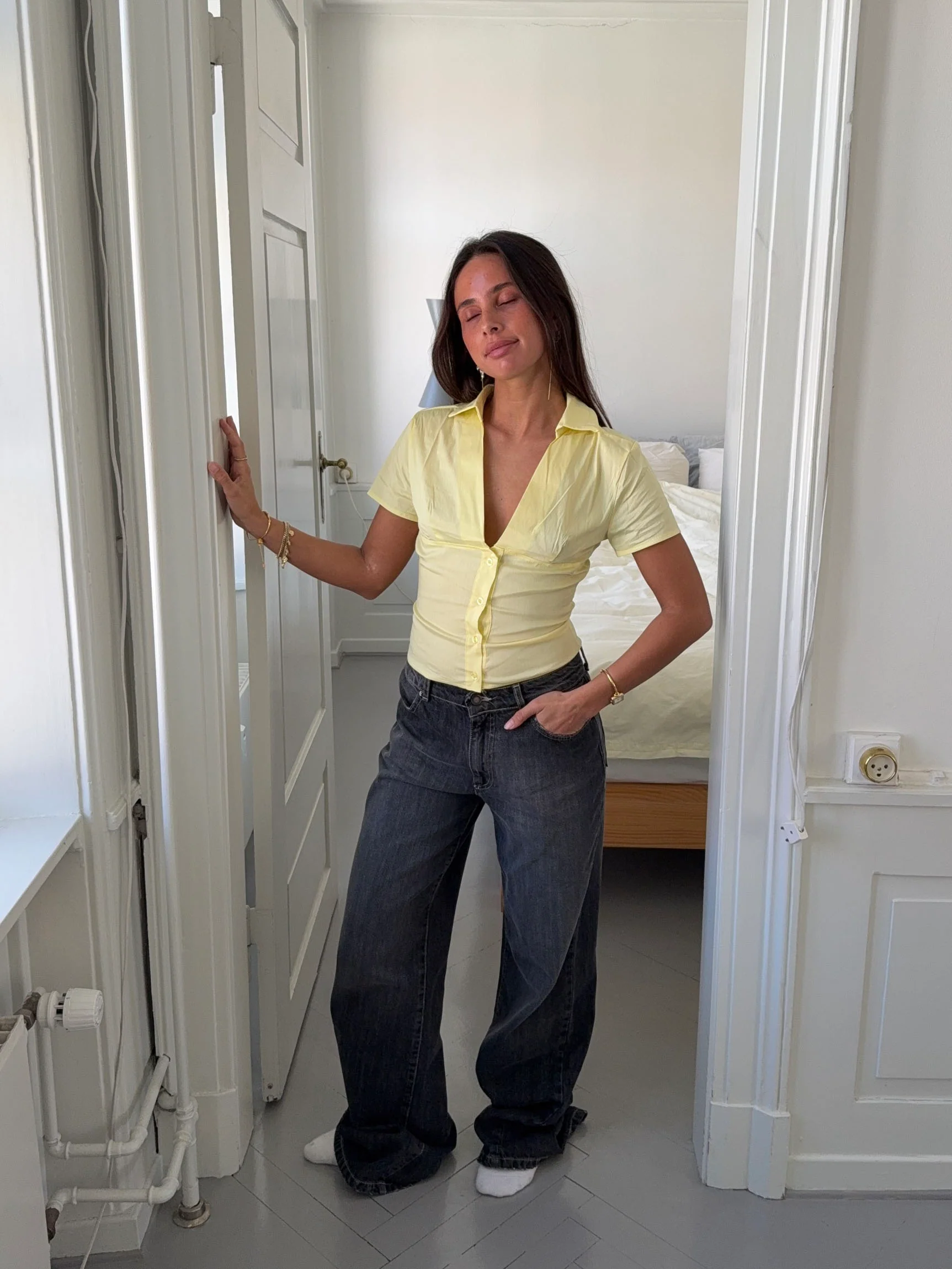 Kartia skjorte - Gul - Image 9