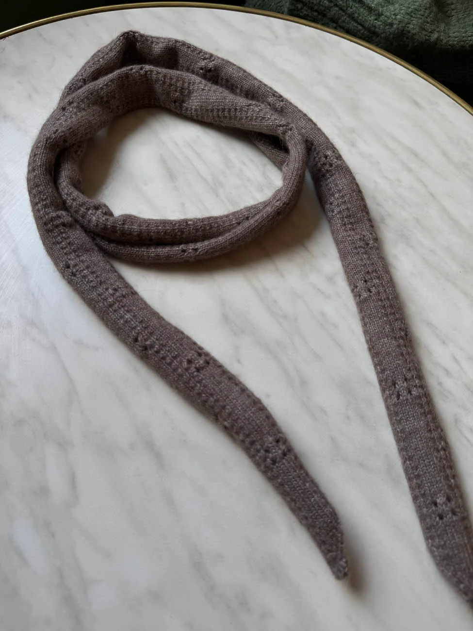 Tova halstørklæde - Taupe - Image 2